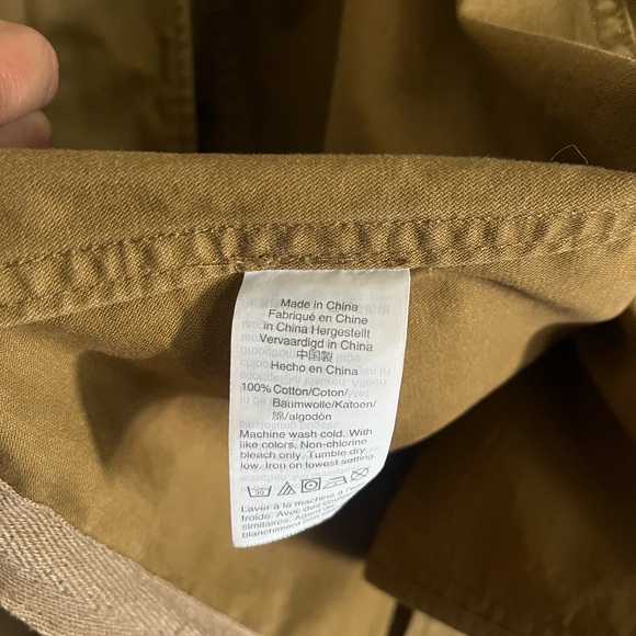 Madewell Khaki Hooded Jacket - Picture 3 of 5